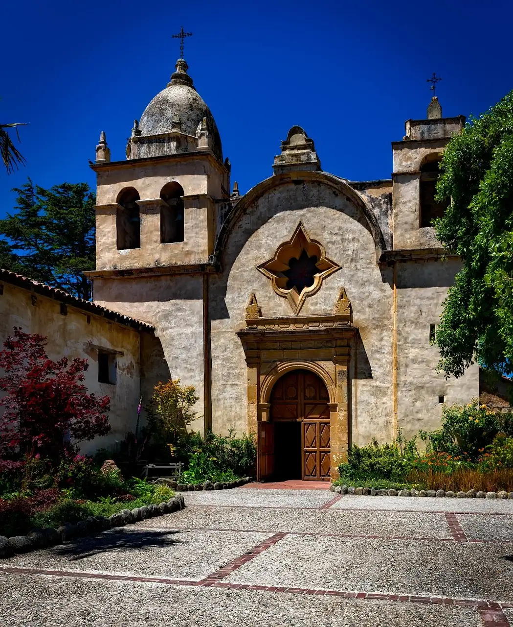 The church of the Carmel Mission in Carmel-by-the-Sea