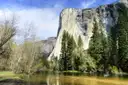 El Capitan above the Merced River in Yosemite Valley