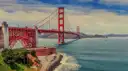 Fort Point and the Golden Gate Bridge's southern arch