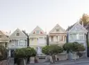 The Painted Ladies, a row of Victorian houses on Alamo Square