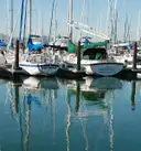 Sailboats in the marina at Sausalito